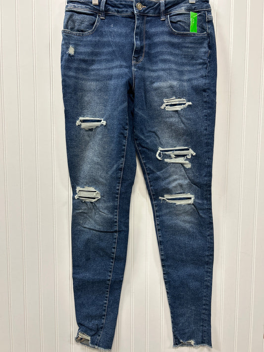 Jeans Skinny By Maurices In Blue Denim, Size:L