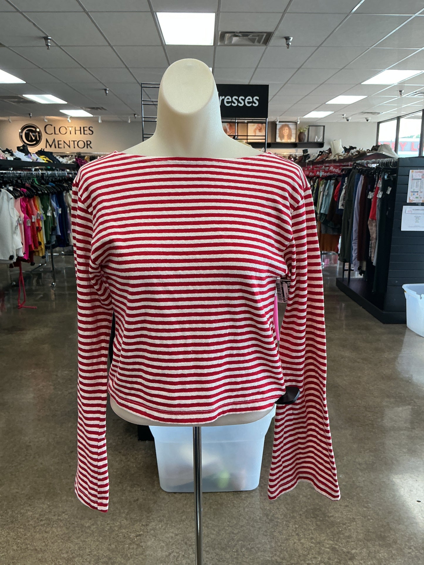 Top Ls By Mother In Striped Pattern, Size:Xs