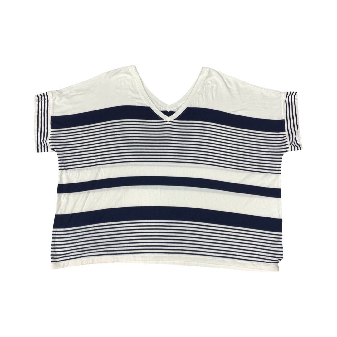 Top Ss By Cabi In Blue & White, Size:Xl