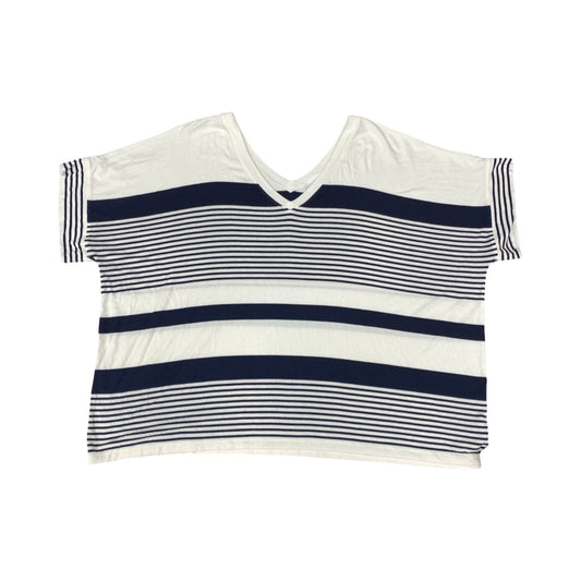 Top Ss By Cabi In Blue & White, Size:Xl