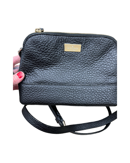 Crossbody Designer By Kate Spade In Black, Size:Small
