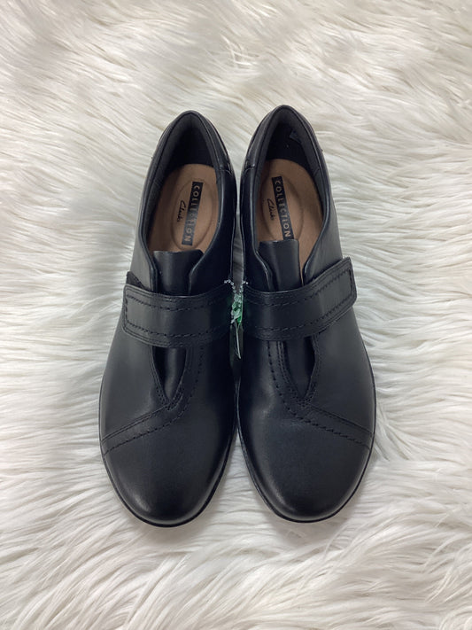 Shoes Flats By Clarks In Black, Size:8.5