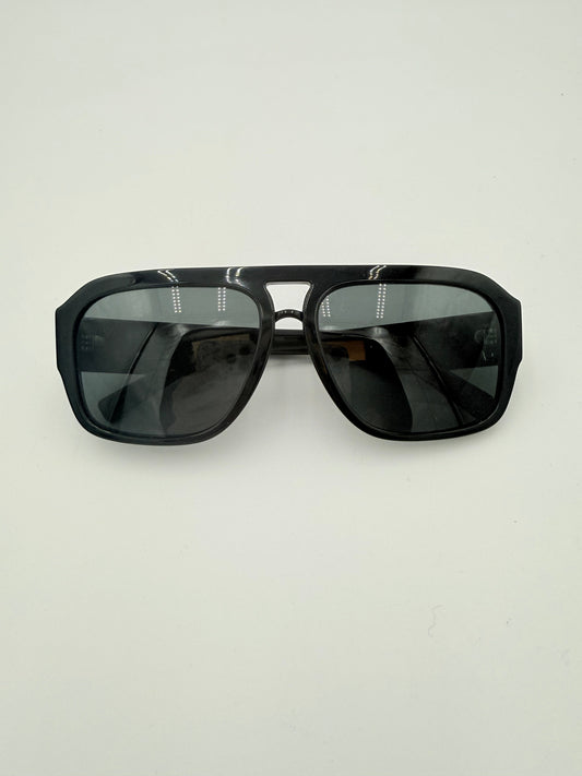 Sunglasses Luxury Designer By Dolce And Gabbana In Black, Size:
