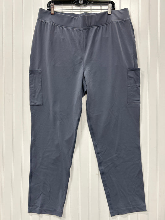 Athletic Pants By Coldwater Creek In Blue, Size:Xl