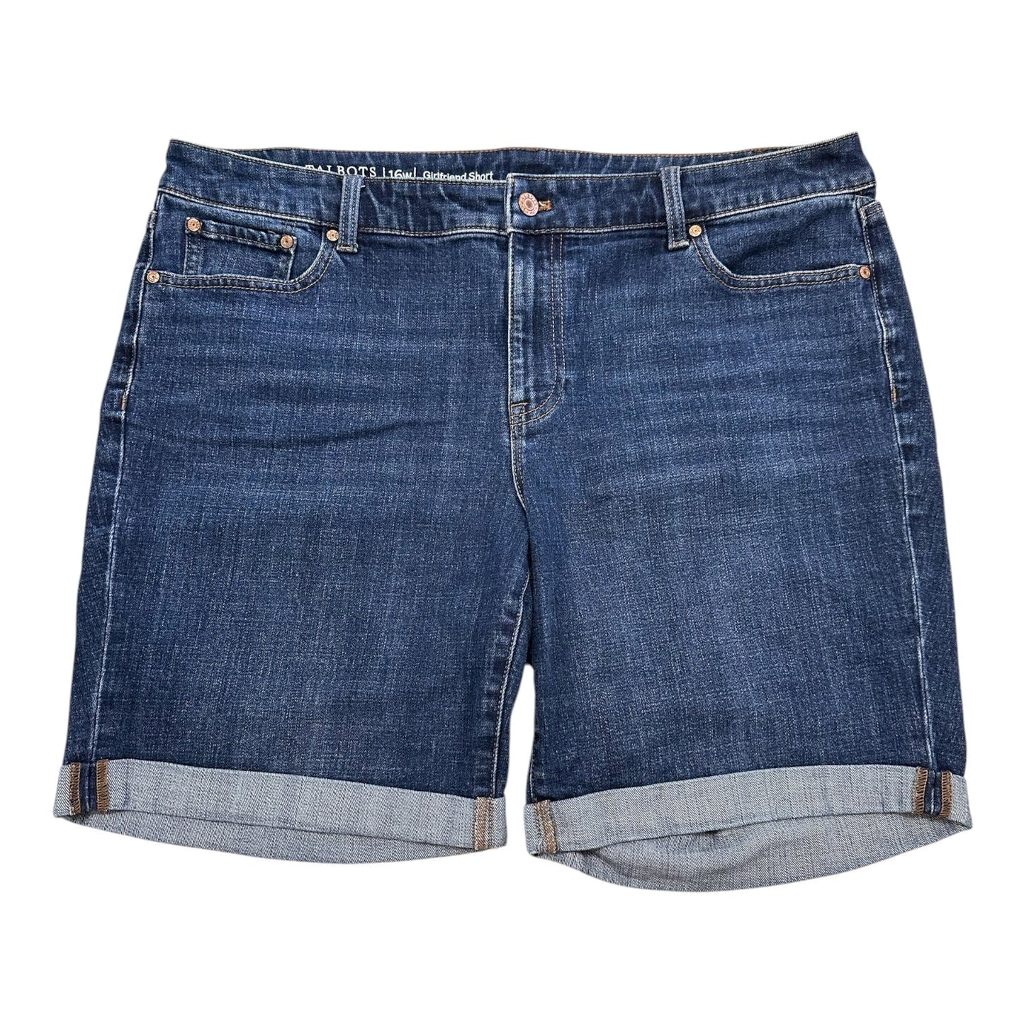 Shorts By Talbots In Blue Denim, Size:16