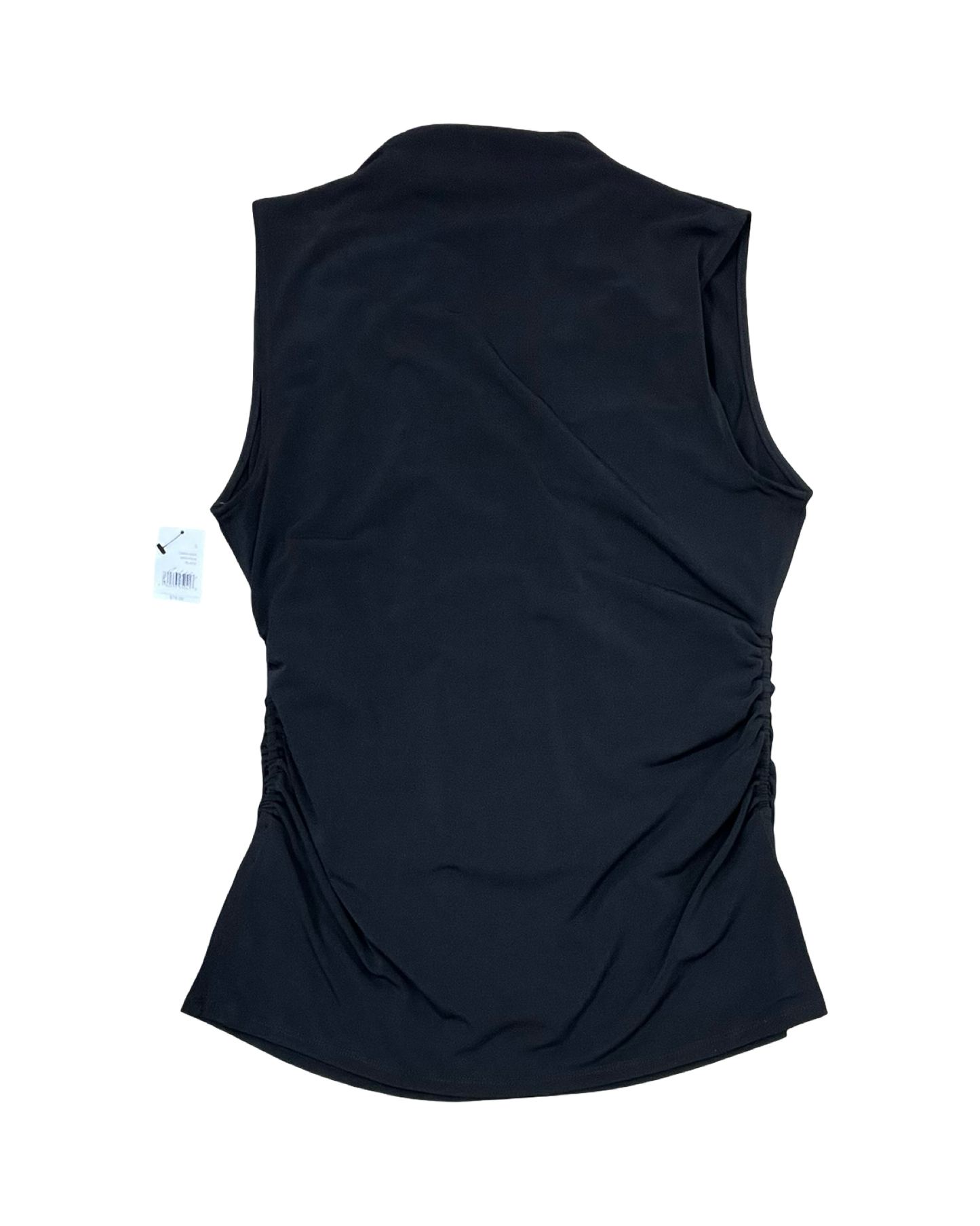 Top Sleeveless By Tahari In Black, Size:L