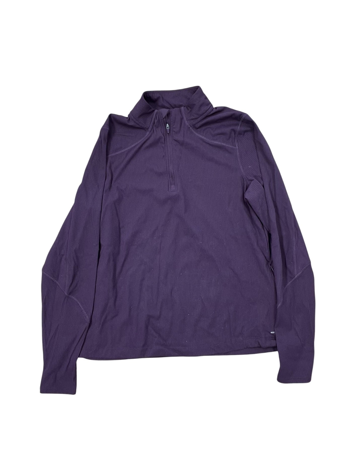 Athletic Top Ls Collar By Mondetta In Purple, Size:L
