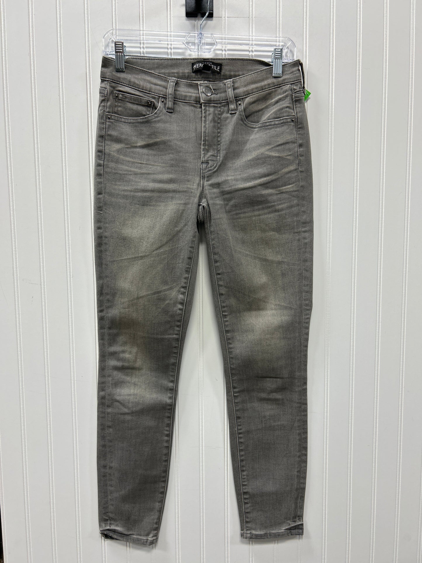 Jeans Skinny By J. Crew In Grey, Size:4