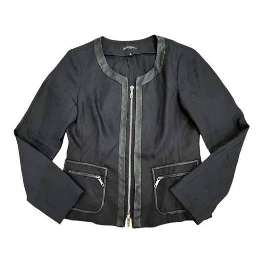 Blazer Designer By Lafayette 148 In Black, Size:S