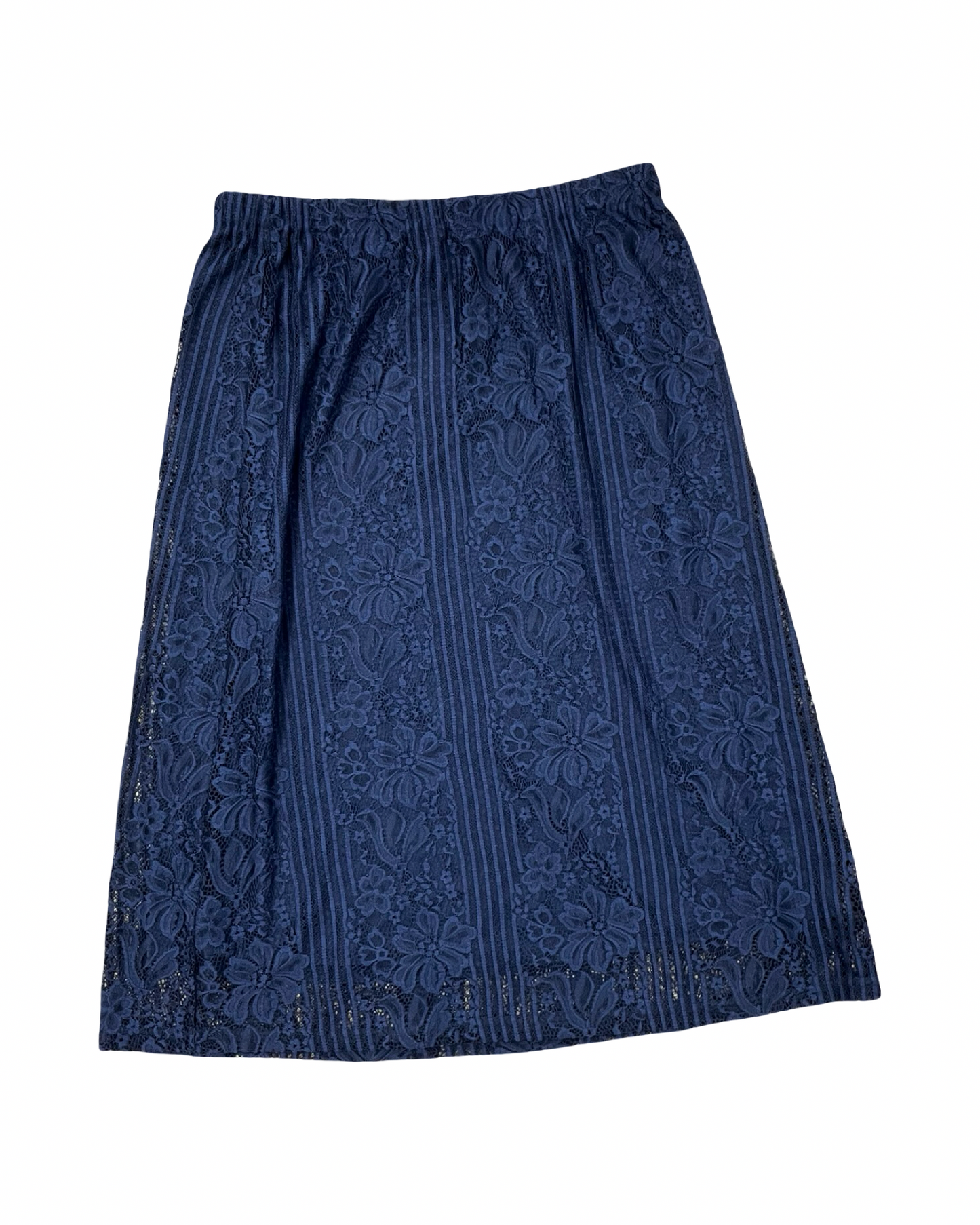 Skirt Midi By Christopher And Banks In Navy, Size:M
