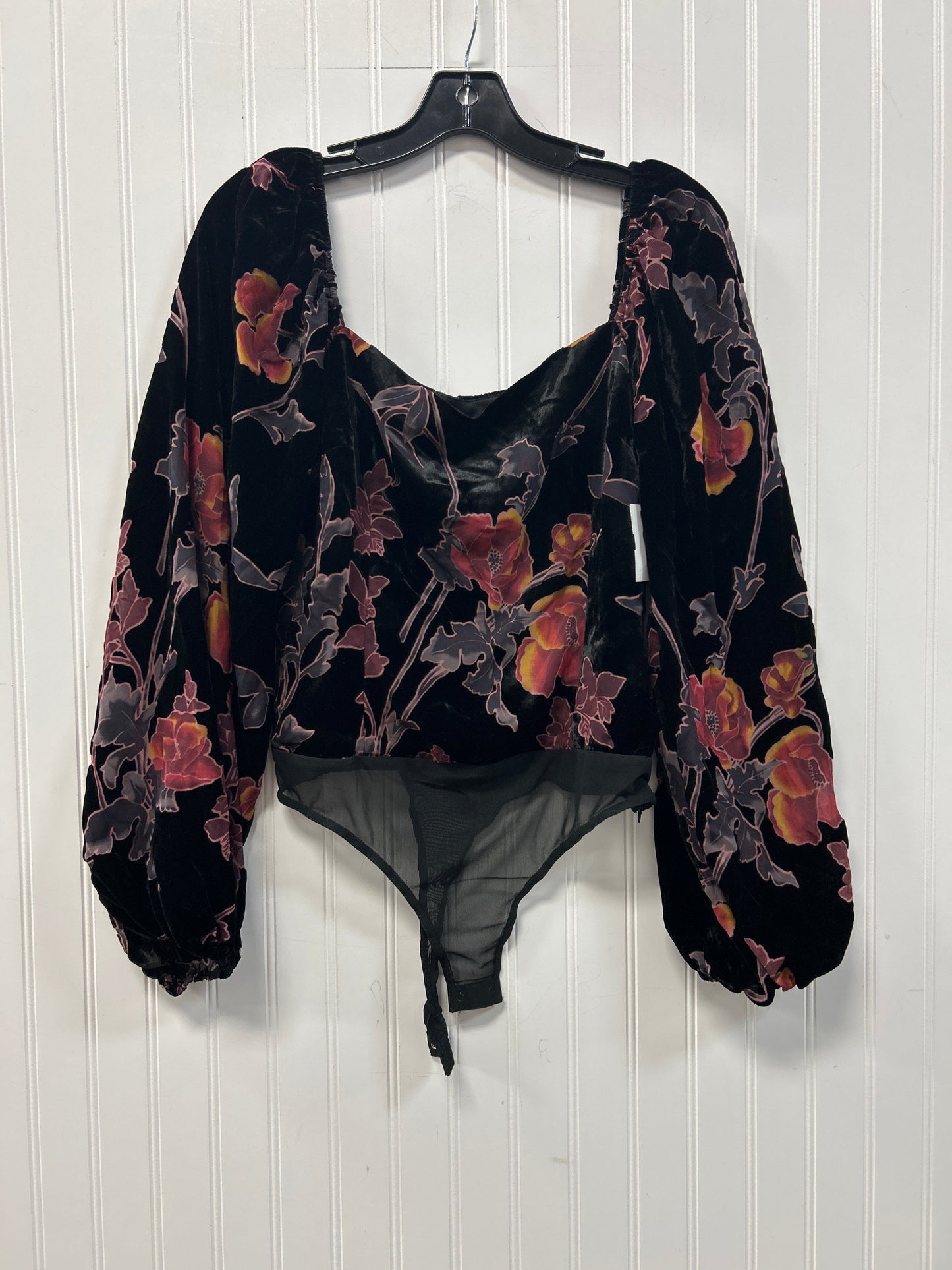 Top Ls By Fore In Black, Size:L