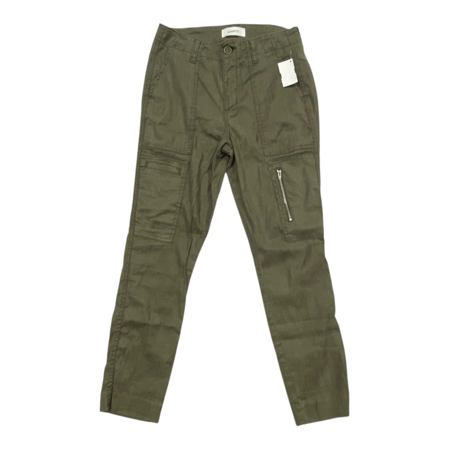Pants Cargo & Utility By Level 99 In Green, Size:4