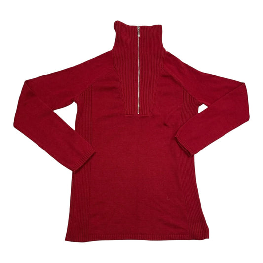 Sweater By Eddie Bauer In Red, Size:M
