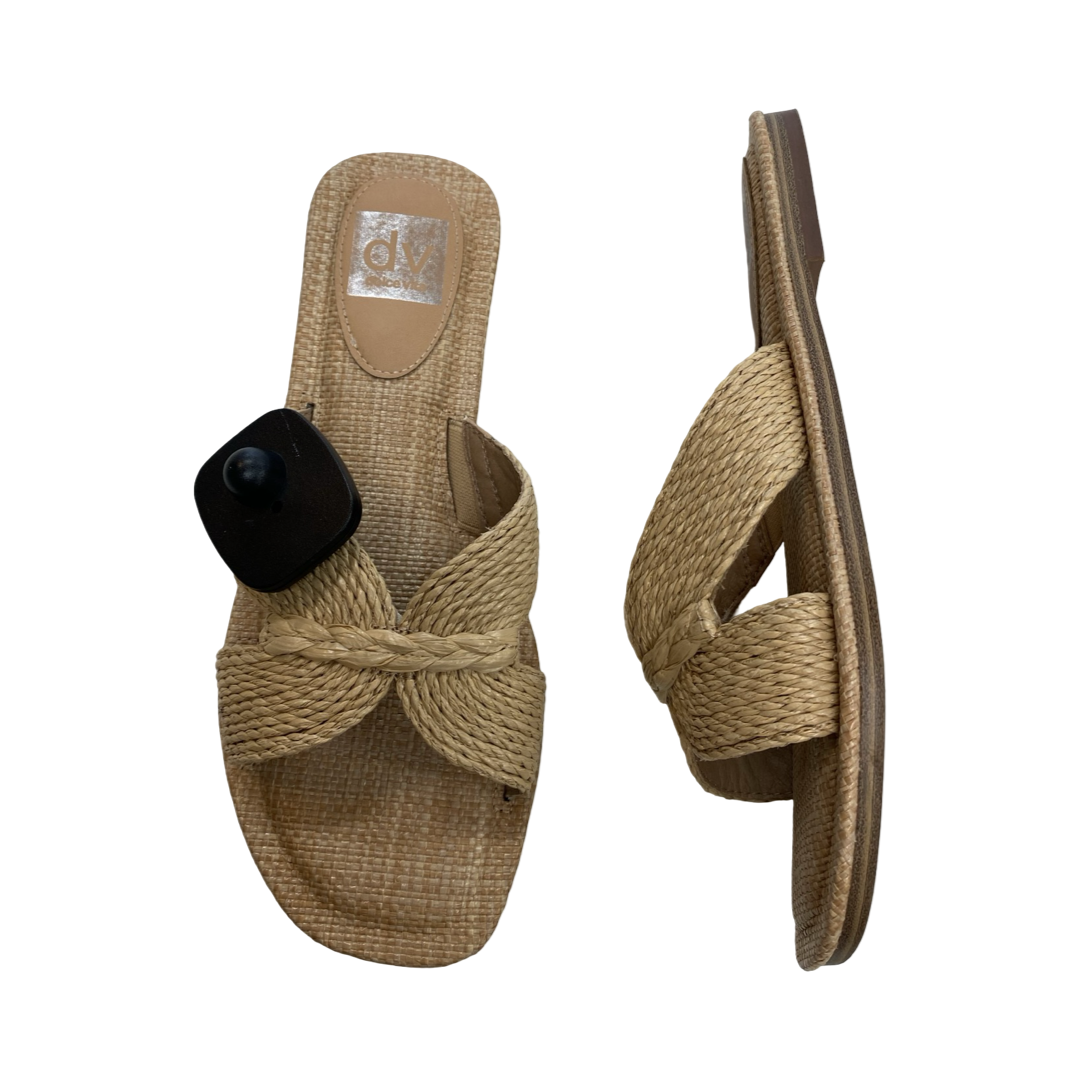 Sandals Flats By Vince Camuto In Tan, Size:8