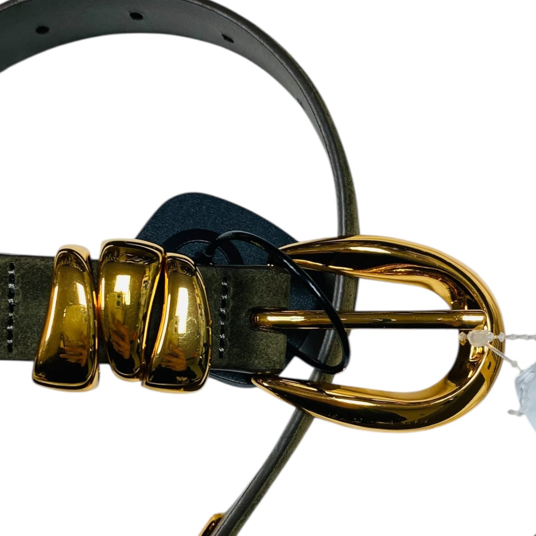 Belt Leather By Madewell In Green, Size:Xlarge