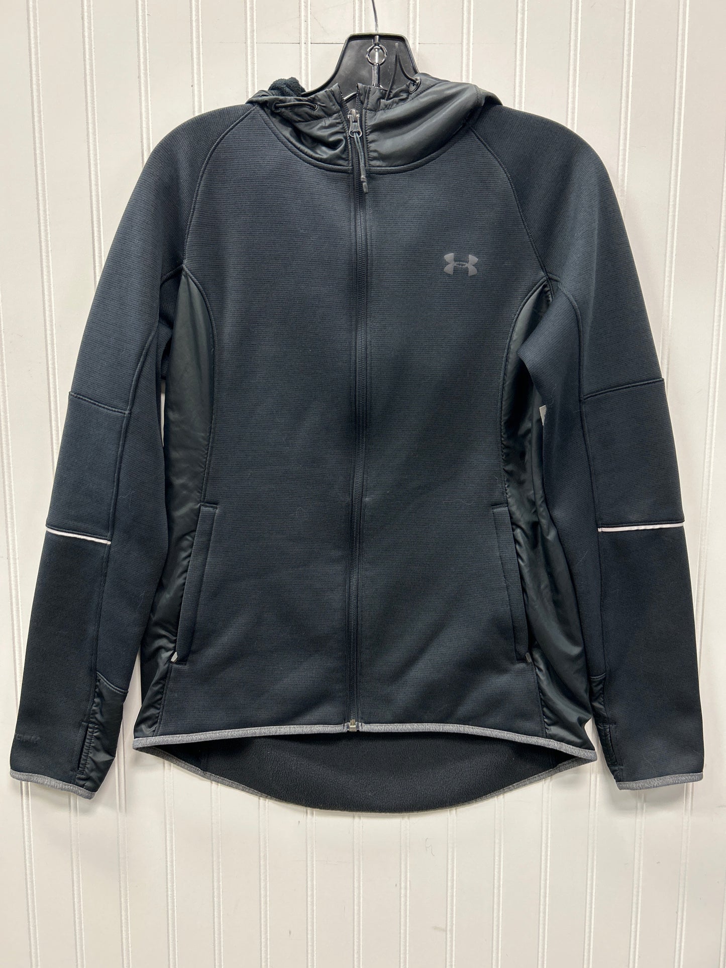 Athletic Jacket By Under Armour In Black, Size:M