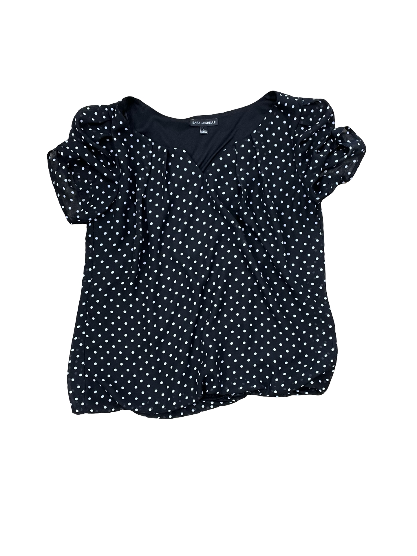 Top Ss By Sara Michelle In Black, Size:L
