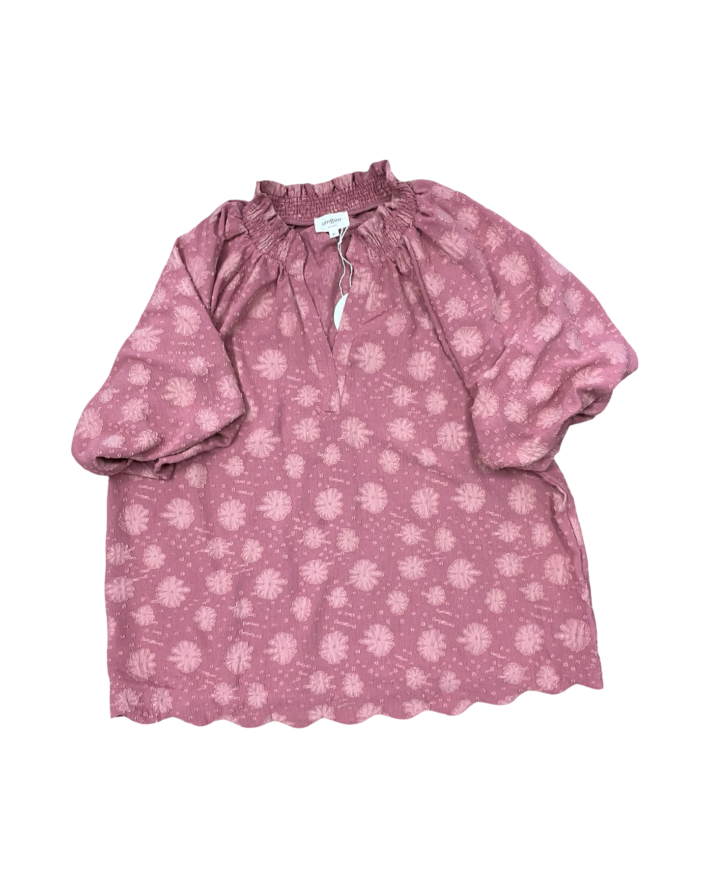 Top Ss By Umgee In Coral, Size:1X
