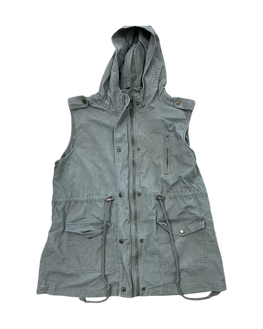 Vest Other By Zenana Outfitters In Green, Size:Xl