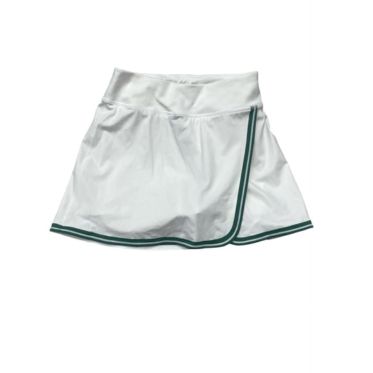 Athletic Skirt By Athleta In Green & White, Size:Xs