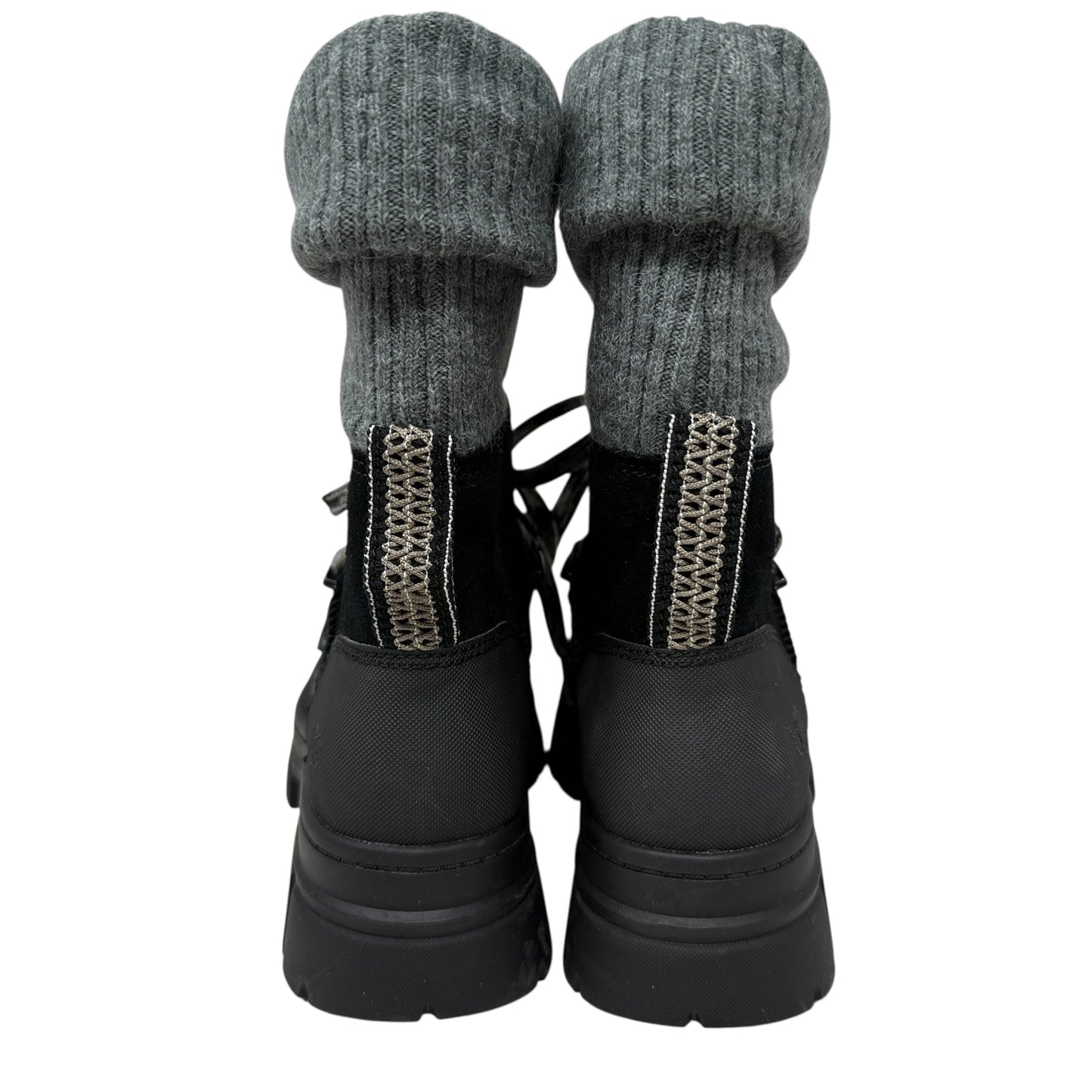 Ashton Hiker Boots Designer By Ugg In Black, Size: 9