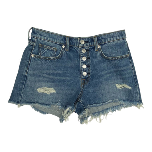 Shorts By 7 For All Mankind In Blue Denim, Size:6