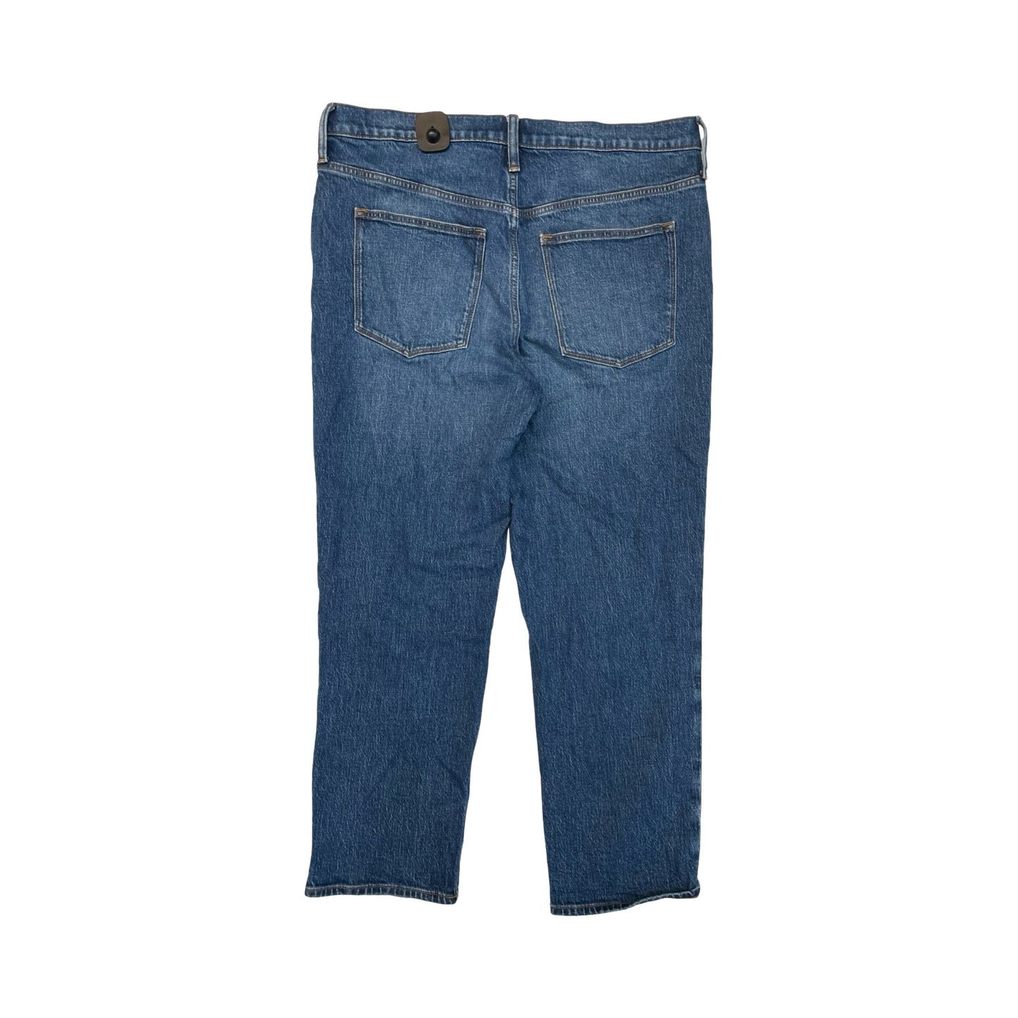 Jeans Cropped By J. Crew In Blue Denim, Size:12