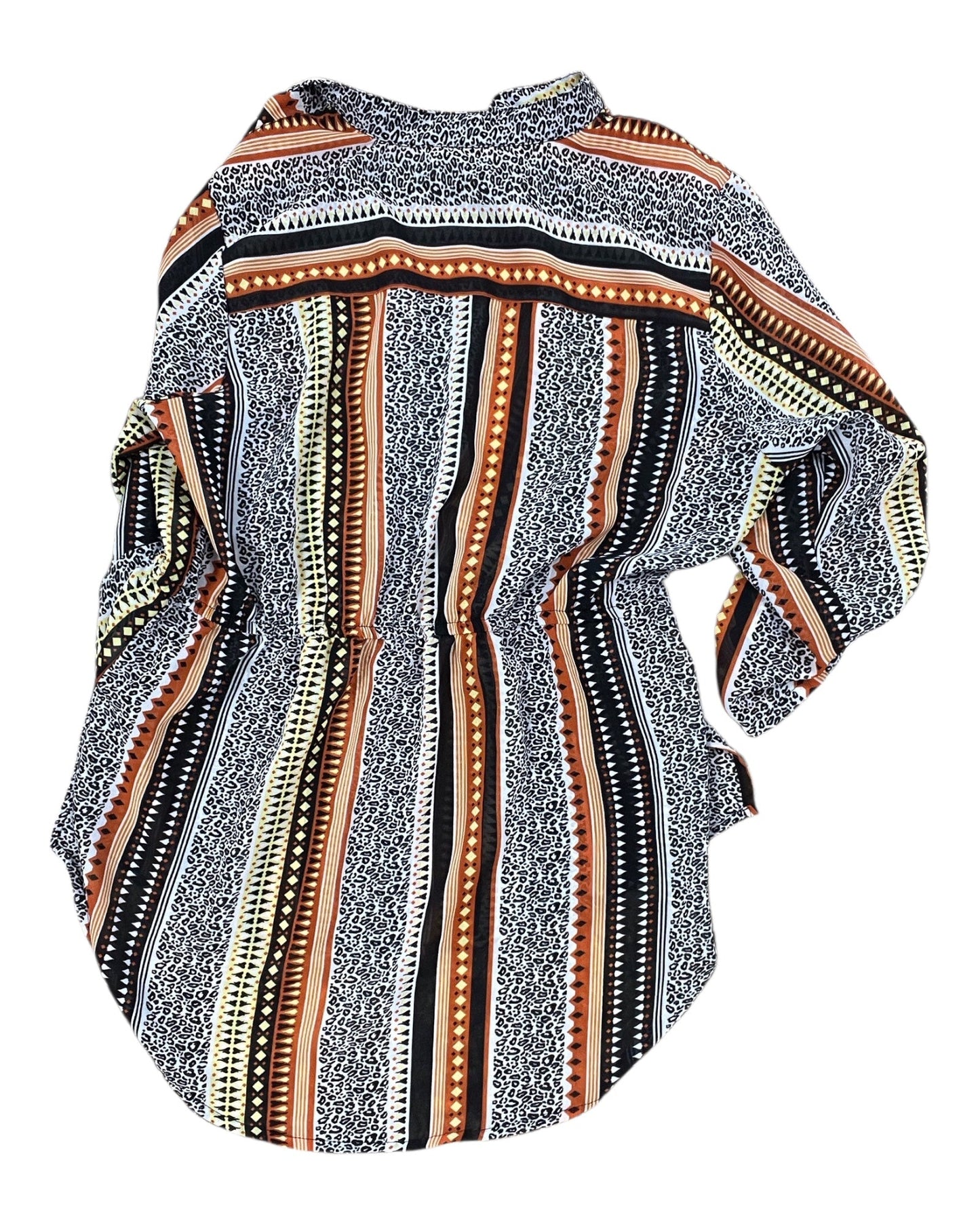 Top 3/4 Sleeve By Clothes Mentor In Animal Print, Size:2X