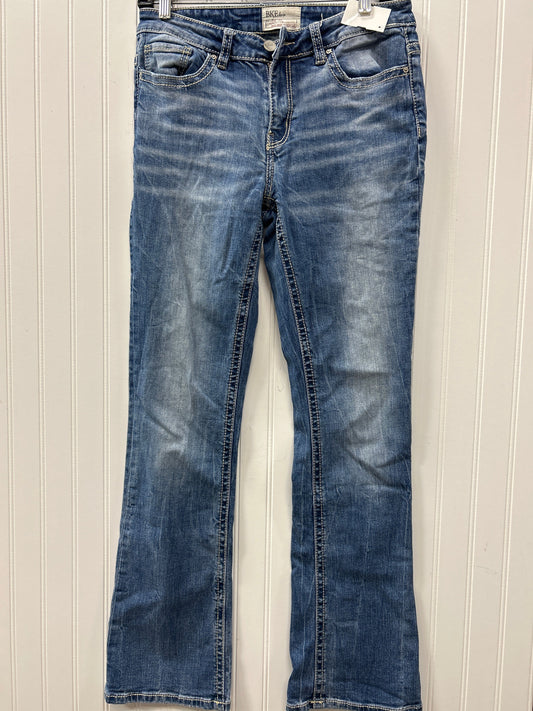 Jeans Flared By Bke In Blue Denim, Size:6