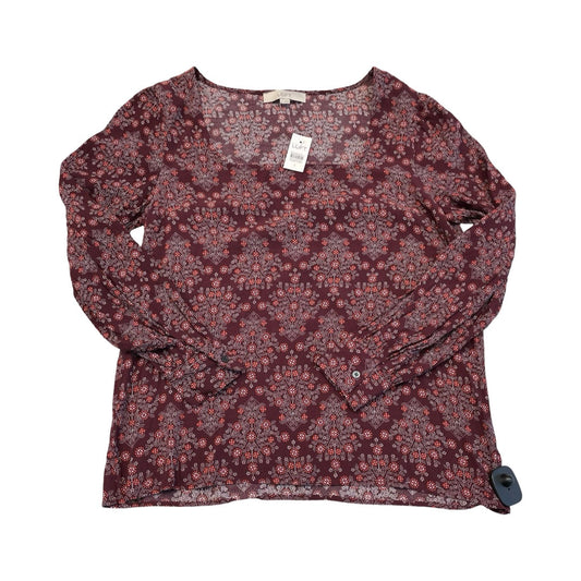 Top Ls By Loft In Purple, Size:S