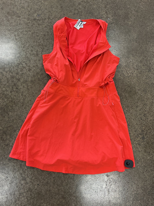 Athletic Dress By Athleta In Orange, Size:16