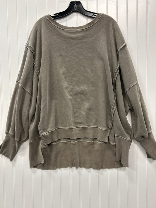 Sweatshirt Crewneck By We The Free In Brown, Size:M