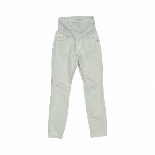 Mat Jeans By Gap In White Denim, Size:10L