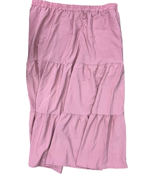 Skirt Maxi By Shein In Pink, Size:5x