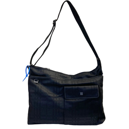 Tote Luxury Designer By Burberry In Black, Size:Large