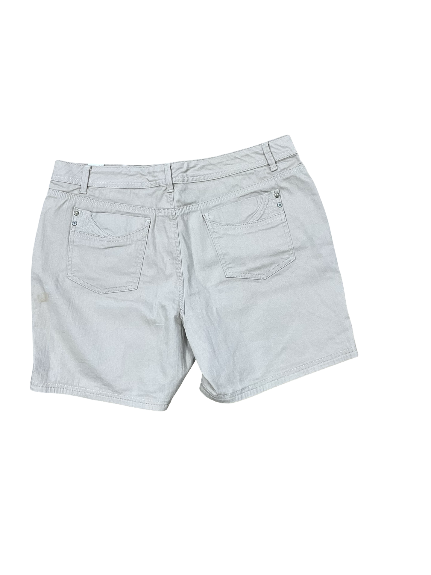 Shorts By Gloria Vanderbilt In Tan, Size:16