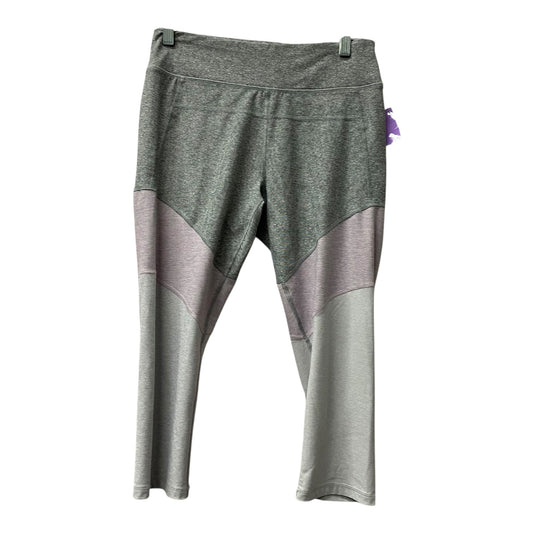 Athletic Capris By Calvin Klein Performance In Grey, Size:M