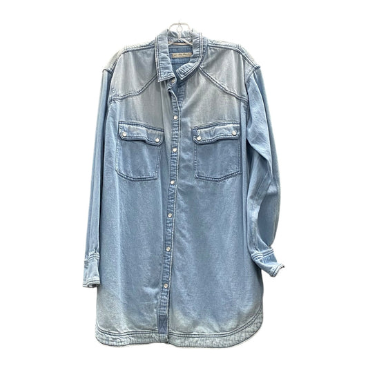 Top Ls By We The Free In Blue Denim, Size:Xs