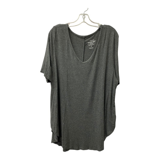 Top Ss Basic By Torrid In Grey, Size:3X