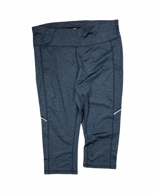 Athletic Leggings Capris By Xersion In Grey, Size:Xl