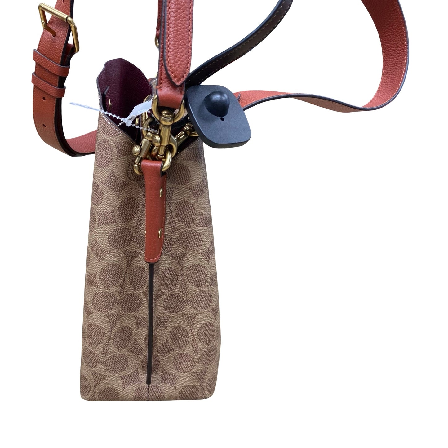 Handbag Designer By Coach In Brown, Size:Medium