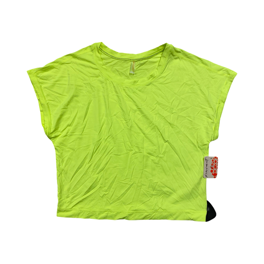 Athletic Top Ss By Free People In Yellow, Size:Xl