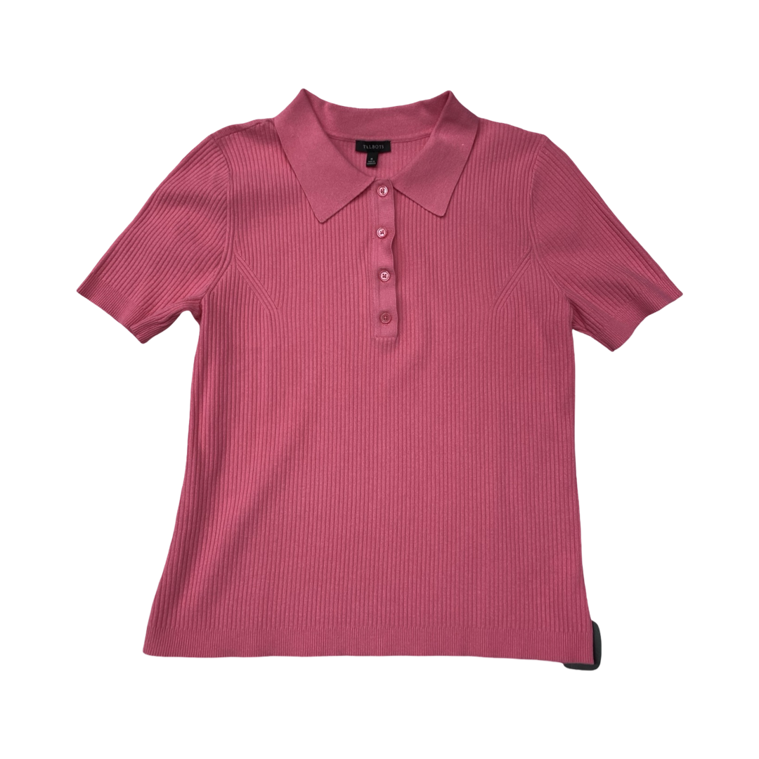 Sweater Ss By Talbots In Pink, Size:M