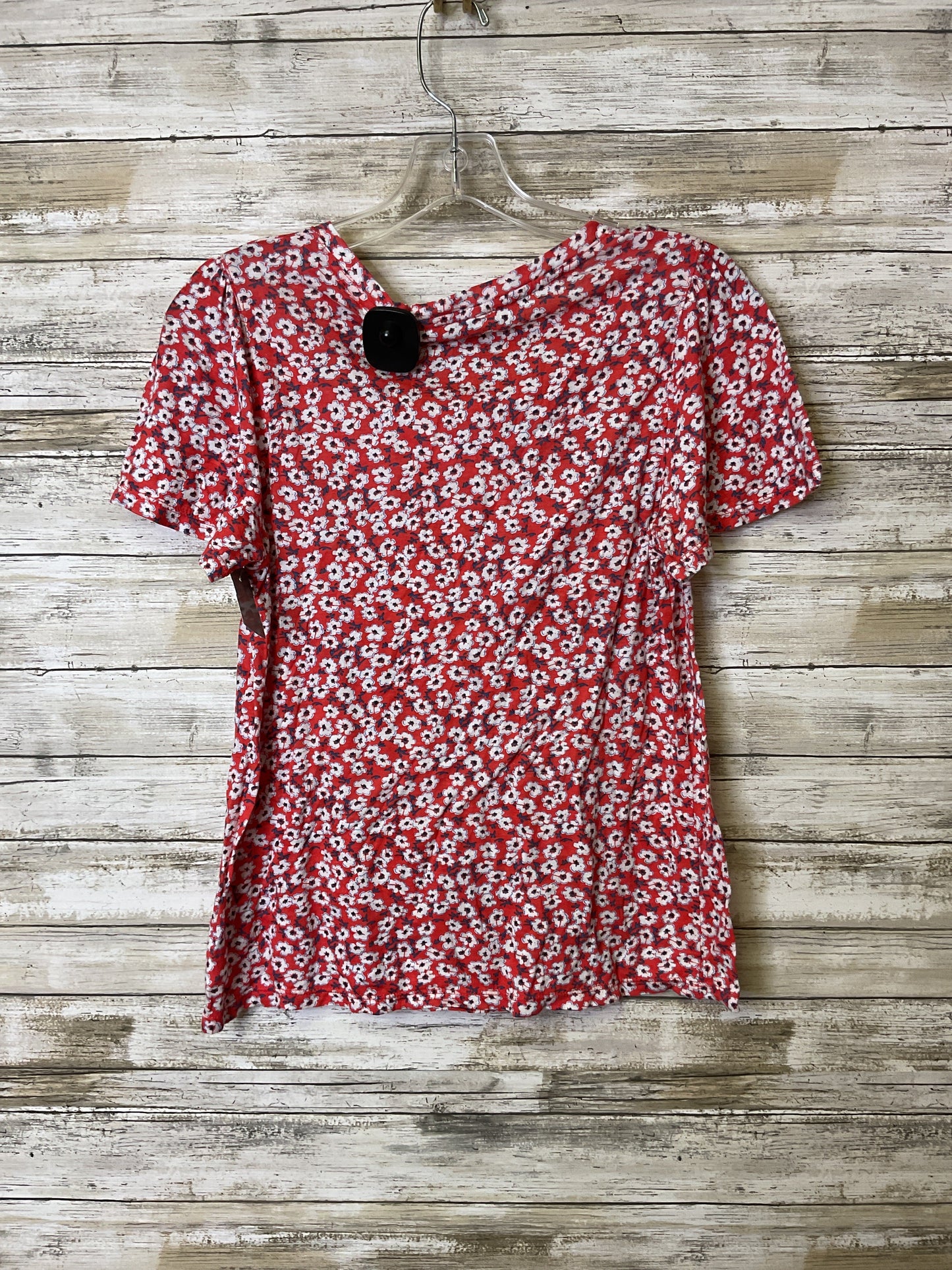 Top Ss By Lucky Brand In Red & White, Size:Xs