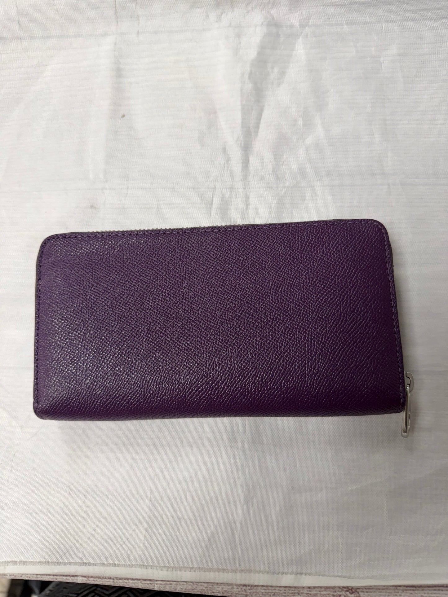 Wallet Designer By Coach In Purple, Size:Large
