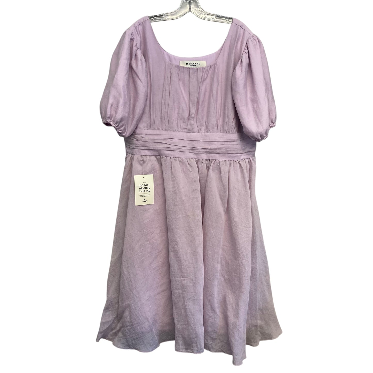 Dress Party Midi By Jessakae In Purple, Size:2X