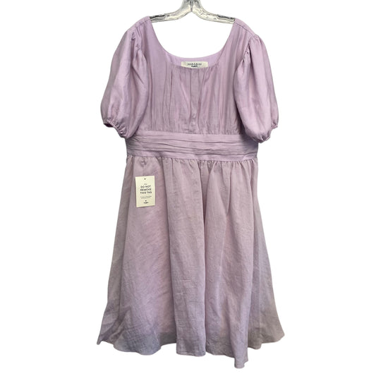 Dress Party Midi By Jessakae In Purple, Size:2X