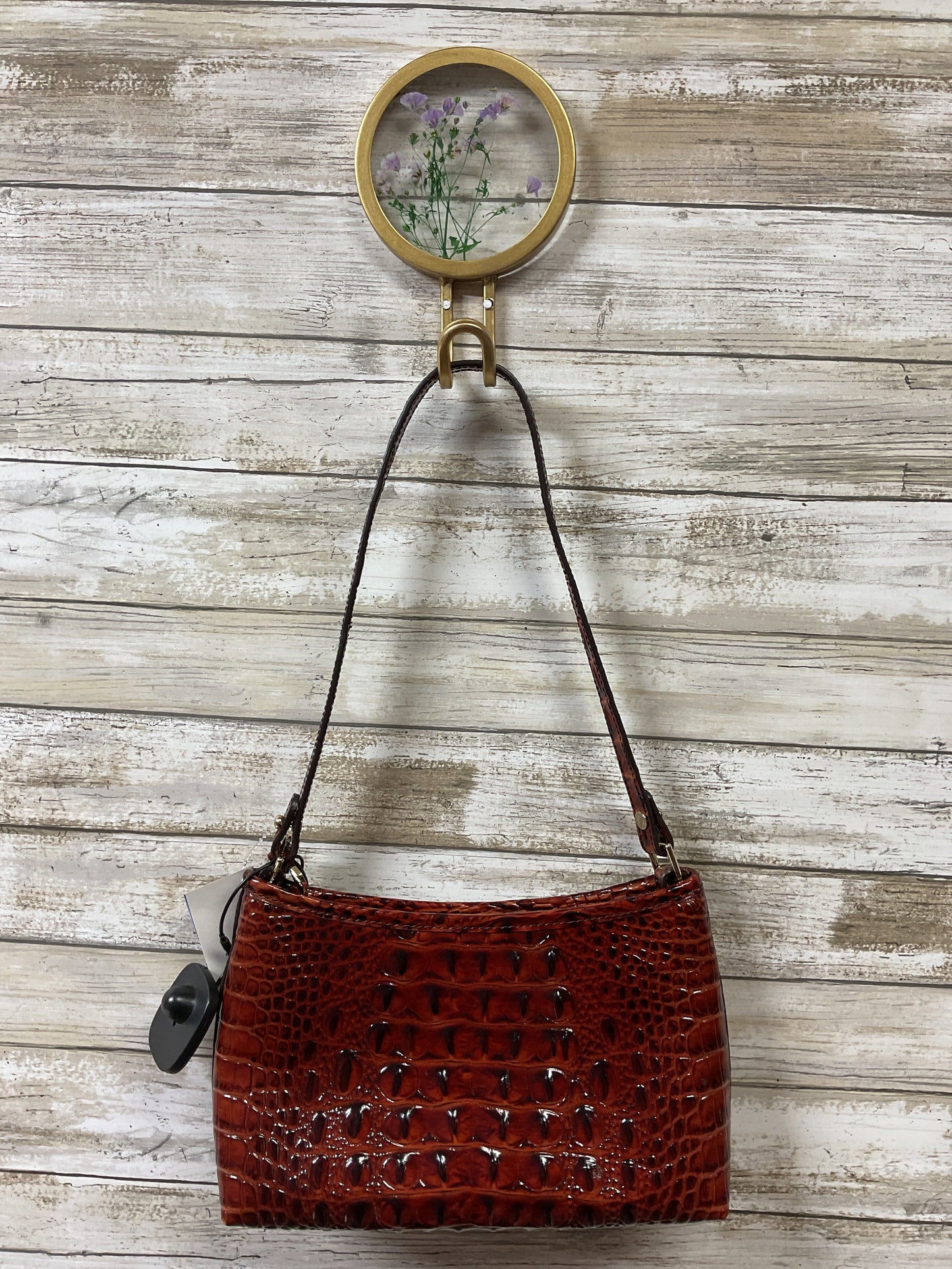 Handbag Designer By Brahmin In Brown, Size:Small