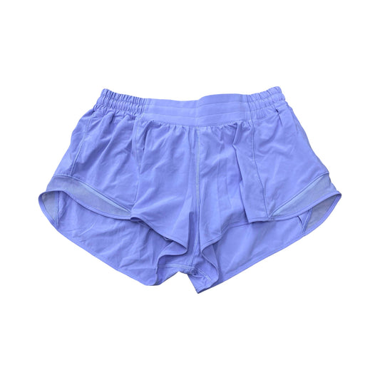 Athletic Shorts By Lululemon In Purple, Size:10