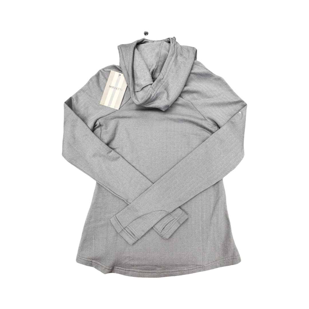 Athletic Sweatshirt Hoodie By Mondetta In Grey, Size:S